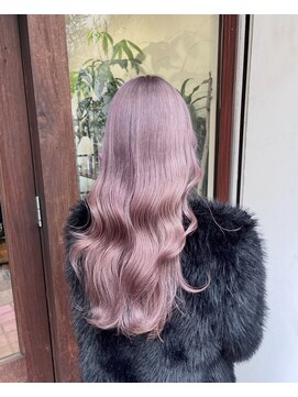 アン(Hair make un) ピンクラベンダー