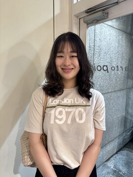 アンサルトポイ(unsarto poi) ふんわりミディアムレイヤーパーマ