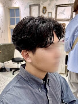 サンバイセライロ 千葉(SAN. by celilo) メンズトレンドヘア/ニュアンスパーマ/センターパート/関祐翔