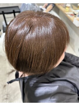 サンド 池袋 2nd(sand) ショートボブ×脱白髪染め#白髪ぼかし#髪質改善