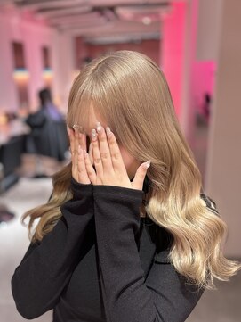 ダズリングディア(Dazzling Deer) ホワイトベージュ/ミルクティーベージュ/くびれ巻き/韓国巻き/