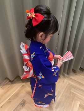 フラココ 神楽坂(hurakoko kagurazaka) 【廣田真弓】3歳の七五三スタイル♪