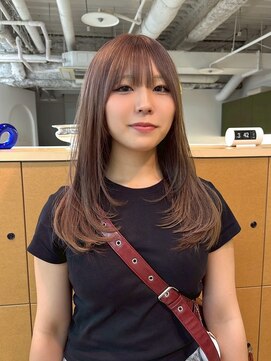 ラヴィズム(LUVISM) 顔周りレイヤー/ダブルカラー/髪質改善/ケアブリーチ万代新潟駅