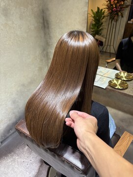 プレバイイオエ 三宮店(pre. by ioe) 髪質改善/ココアベージュ/小顔カット/縮毛矯正/レイヤーカット