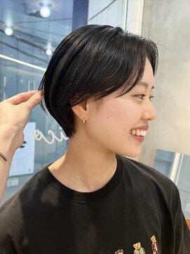 ニコ トウキョウ(nico TOKYO) 20代30代前髪なしショートハンサムショート丸みショートレイヤー