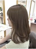 ミルクティーベージュ マロンベージュ 透明感カラー