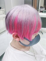 デイズ(days)&nbsp;ツーブロックマッシュショート/ホワイトインナーピンク