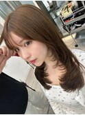 ミナ_大人ガーリーダークアッシュ似合わせカット