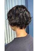 くせ毛風ショートパーマ