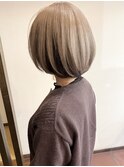 アンブレラカラーシルバーベージュ