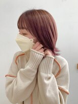 ディッセンバー 伊勢崎(December) 切りっぱなしボブ/ミニボブ/似合わせカット/ヘーゼルベージュ