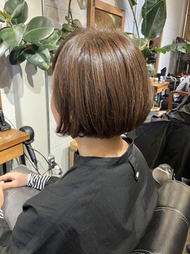 ヘアードレスビュー(hair dress V.I.E.W) ボブショート×terraカラー