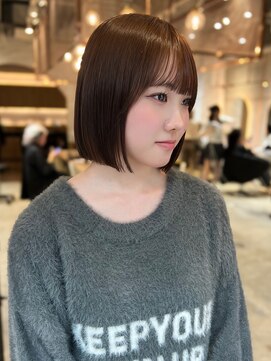 ロンドクレール 川崎(Lond clair) 【北澤華】ブリーチなし/髪質改善/ピンクベージュ/前髪/川崎