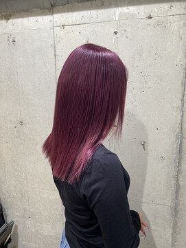 リムヘアーズボウグループ(Rim hairs BEAU group) 滋賀/守山/ロング/ハイトーンピンク