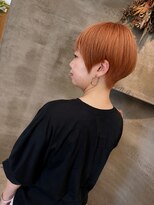コティナ(cotina.) マッシュショート×オレンジベージュ