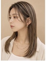 髪質改善サロン WE BE PARSLEY atre 川越店【ウィービーパセリアトレ】&nbsp;巻き髪が映える！透明感アッシュグレージュ×極細3Dハイライト