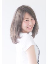 ヘアサロン アティリー(Hair Salon Attirer)&nbsp;西梅田/ボブ/グレーベージュ/白髪ぼかし【Attirer飯田裕之】