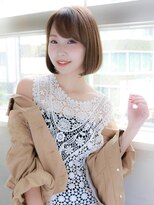 ルティア(Lutia) 愛されボブのアッシュブラウン