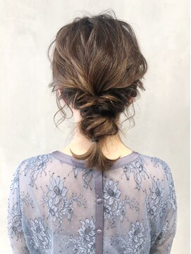 アルバム 渋谷パルコ(ALBUM) ミディアム編みおろしアレンジ_外ハネボブ_ba270342