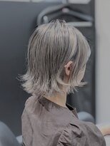 ジエクト 本店(The Ect)&nbsp;外ハネボブ×ハイトーンカラー×ホワイトグレージュ