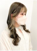 【racic】フェイスフレーミングミルクティーベージュ