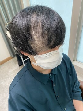 ブランシェ JR勝川駅前店 メンズ個性カラー/前髪の部分ホワイトカラー《reiji》