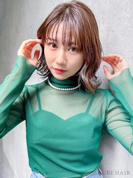 オーブヘアー スピン 利府店(AUBE HAIR spin) 20代・30代_韓国風大人くびれ巻きヘア