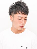 ルックグッドストア(LOOK GOOD STORE)&nbsp;束感ショートマッシュパーマウルフ波巻きハイライト 281