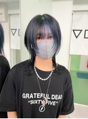 ▽□□▽中性ウルフ×ブルーデザインカラー