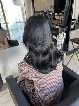 アクアオモテサンドウ(ACQUA omotesando) ☆透明感カラー暗髪ブルーブラックアッシュブラック黒髪