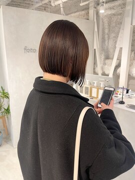 フォト イケブクロ(foto IKEBUKURO) 黒髪/黒染め/ブリーチなし/髪質改善×ショート/ボブ[池袋]