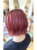 ユニヘアデザイン 徳島店(Uni. hair design) 大人なカワイイ、切りっぱなしショートボブ