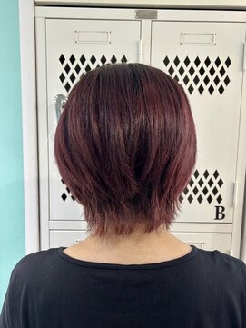 マティーナ ヘアー 池袋(Matina hair) 【ショートウルフ×ピンク】20代30代40代50代