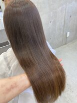 ヘアー アイス 御器所本店(HAIR ICI) 大人可愛い大人美人くすみカラーアッシュグレーベージュ