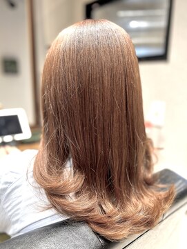 タルテヘア 日吉(talute hair) 外ハネミディ