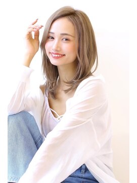 オーロ 塚口店(ORO) ワンカール美髪ミディアムレイヤー