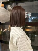 【farfara】ミディアムボブ/ブラウン(問屋町テラス)大島結衣
