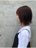 オレンジインナーカラー
