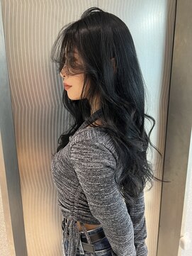 ボタン ハカタ(VOTAN hakata) 【NAO】レイヤーカット/韓国ヘア/ブリーチなし/黒髪ロング