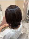 【プレミアム髪質改善カラー】くびれヘアー/ウルフカット