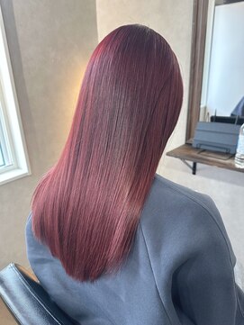 アルレン(Allen) 秋色ボルドーレッド【宇都宮/ブリーチ/髪質改善】