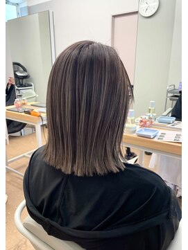 ヘアーラニッシュ 柏の葉キャンパス店(hair Lanish) 韓国風ダブルカラー/20代30代40代/ラベンダーベージュ