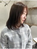 黒髪カタログ/クラゲヘアー/オリーブグレー/鹿島田
