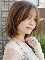 セイドット オモテサンドウ(Say. omotesando)&nbsp;Say.外ハネボブレイヤーボブ韓国ボブヘーゼルグレージュ韓国風