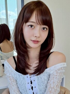 レイヤーカット*ハッシュカット*前髪カット*顔周り*髪質改善