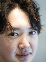 メリケンバーバーショップ コウベ(MERICAN BARBERSHOP KOBE)&nbsp;メンズカットバーバースタイルミディアムパーマ