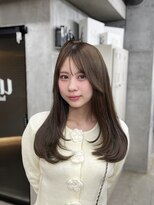 ウリ 横浜(uli) 【arin指名限定】オリーブグレージュ×レイヤーカット
