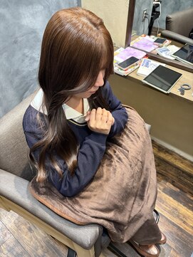 ヘアーエバリーズ(hair Everies) 艶感たっぷり韓国風ヘア☆マロンベージュ