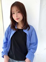 オーロ 武庫之荘店(ORO)&nbsp;薄め前髪のナチュラルミディアムレイヤー