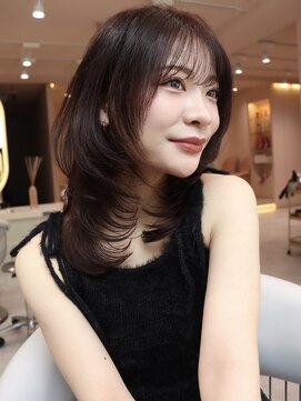 サンド ミュウ 横浜店(sand mieu) [2027トレンド]ミディアムレイヤー×透明感グレージュ☆